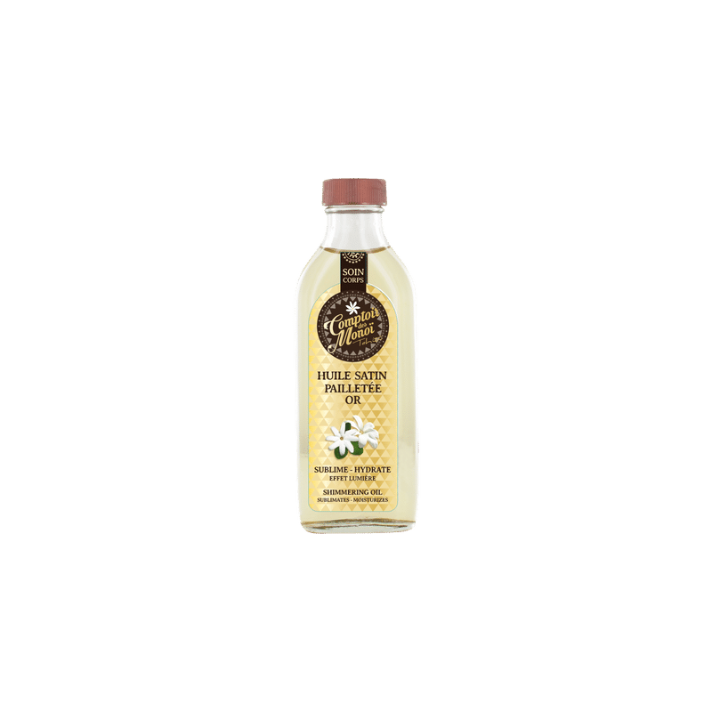 Gold Glitter Satin Oil - Comptoir des Monoï - 100 mL